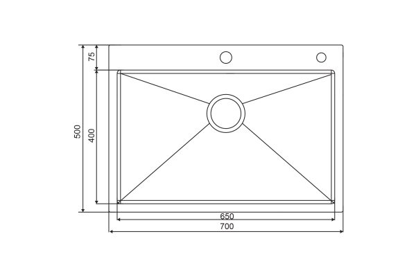 Effegi_Sink_Drawing_H7050TS